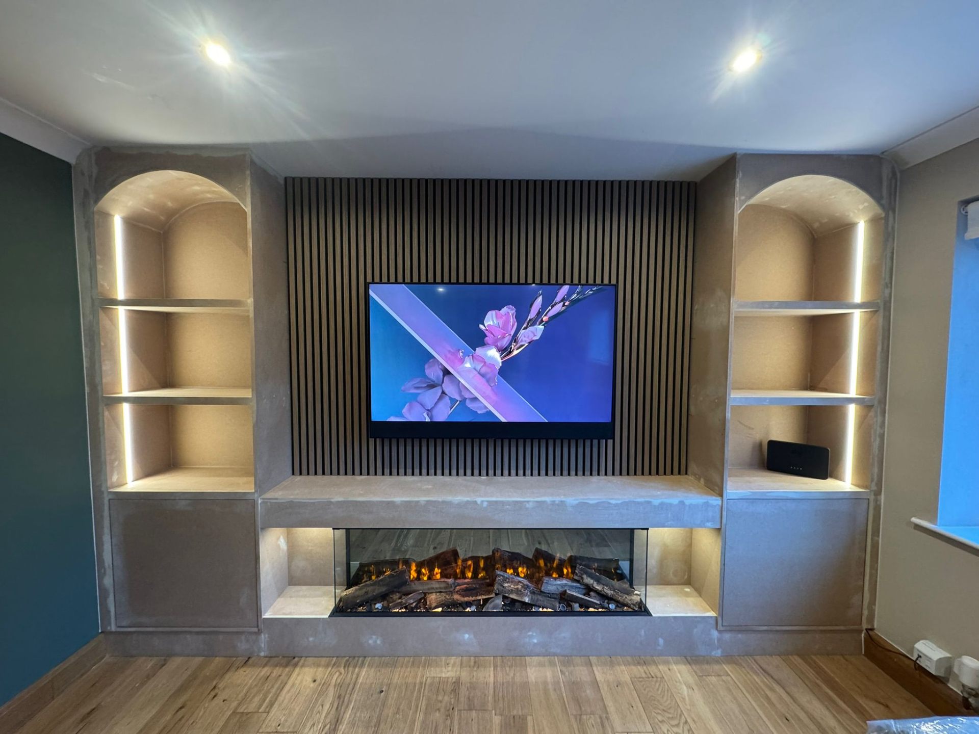 Bespoke media wall, project 2