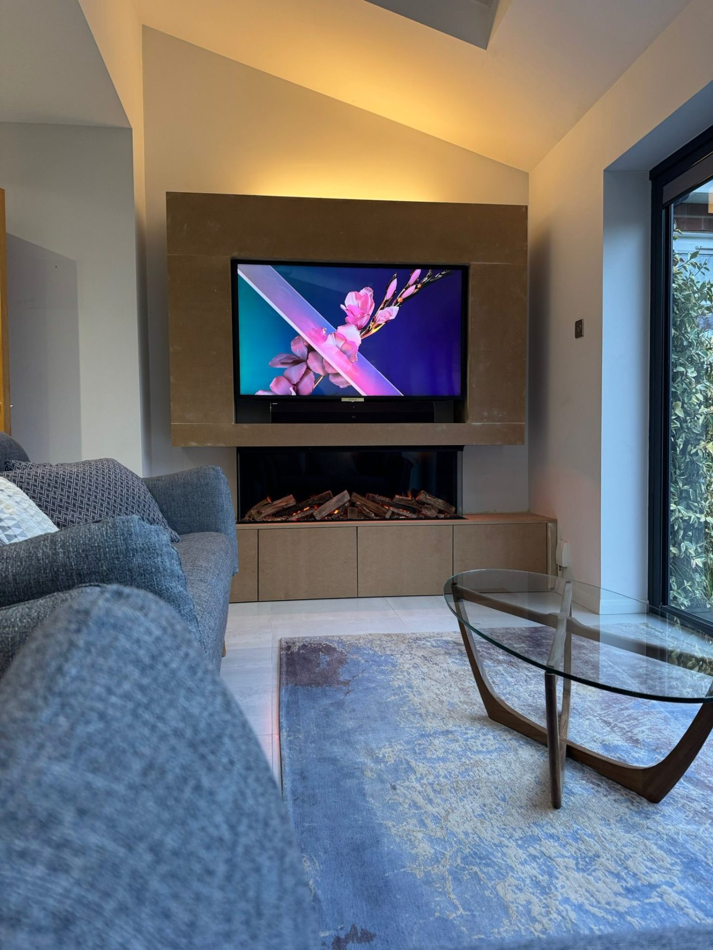 Bespoke media wall, project 1